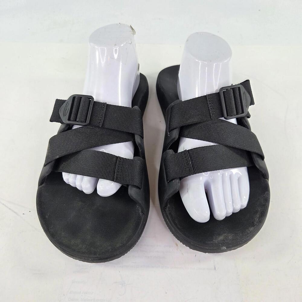 Chaco Chillos Sandals Sandals Mens US 10 Buckle Comfort Black Slide Water Shoes - Picture 3 of 10